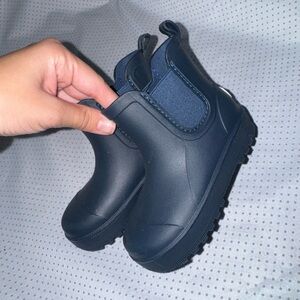 Kids Navy Blue Boots